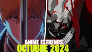 😎ESTRENOS ANIME OCTUBRE 2024  TIENES QUE VERLOS TODOS [upl. by Atnauqal]