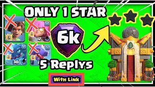 Finally Only 1 Star Th16 War Base 20247 Defense Replay Proof LINK Th16 Legend Base With Links [upl. by Batha]