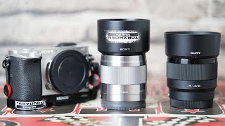 Sony 50mm f18 vs Sony 50mm f18 SEL50f18 vs SEL50f18F  Review Deutsch [upl. by Aimet747]