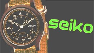 Montre SEIKO SNK 803 présentation  Seiko SNK 803 automatic watch Review [upl. by Artemahs326]