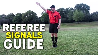 Soccer Referee Signals Guide [upl. by Mohsen392]