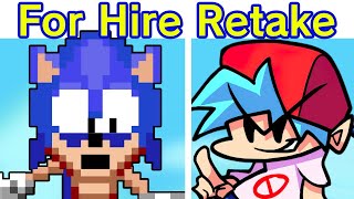 Friday Night Funkin VS Dorkly Sonic For Hire  Funkin for Hire Retake FANMADE DEMO FNF Mod [upl. by Fulton]