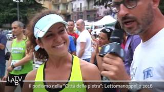 Il podismo nella quotCittà della Pietraquot Lettomanoppello 2016 [upl. by Rushing]