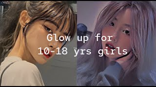 How to glow up for 1018 years girls  🌸 glow up tips [upl. by Addiel42]