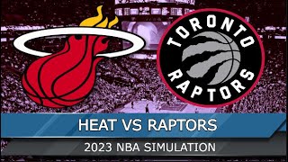 Miami Heat vs Toronto Raptors  NBA Today 1262023 Full Game Highlights NBA 2K4 Sim [upl. by Marlee813]