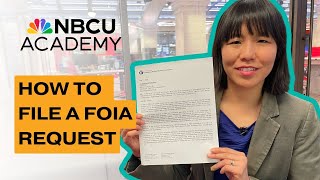 FOIA Request Tips for Journalists [upl. by Danice]