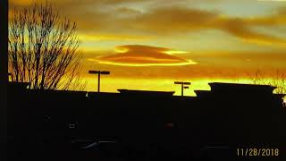 My favorite kinds of lenticular clouds here in New Mexico [upl. by Baryram]