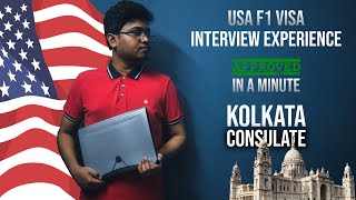 USA F1 Visa Interview Experience  Kolkata Consulate  Fall 2022  Study Abroad  MS in US [upl. by Maximilien735]