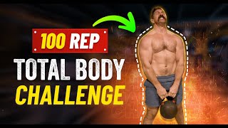 100 Rep Kettlebell Challenge Full Body Workout to Push Your Limits  Coach MANdler [upl. by Servetnick640]