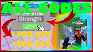 ALL 7 CODESROBLOX WEIGHT LIFTING SIMULATOR 3 ALL 7 NEW WORKING CODES2020Roblox WLS3 Codes [upl. by Augustin]