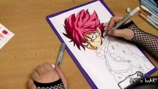 Drawing Natsu Dragneel from Fairy Tail [upl. by Fates841]