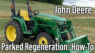 John Deere Parked Regeneration Process [upl. by Haras62]