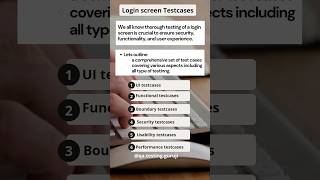 Software Testing Testcases Part1  Login Screen Test Cases [upl. by Yenattirb]