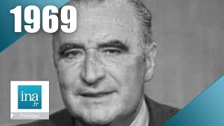 Georges Pompidou  Campagne présidentielle 1969 2ème tour  Archive INA [upl. by Nyrmak]