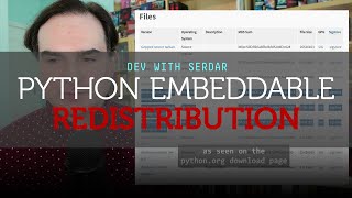 How to use the Python embeddable redistribution to make standalone apps [upl. by Nichani]