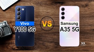 📱 Vivo Y100 5G VS Samsung A35 5G ⚡ Full Comparison ⚡ Which one🔥 [upl. by Gayn82]