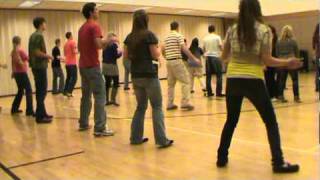 BYUIdaho Country Dance 181 quotCotton Eye Joequot Line Dance [upl. by Layney]