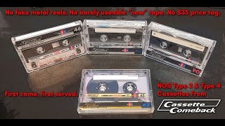 Cassette Comeback Home Brand Cassettes  Type 2 amp Metal  With Updates [upl. by Kered]