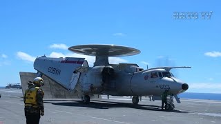 Epic Maneuvers on the USS Nimitz Flight Operations [upl. by Rehtnug]