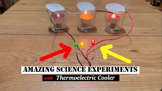 Thermoelectric Cooler AMAZING SCIENCE EXPERIMENTS [upl. by Gromme]