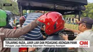 Terjaring Razia Jukir Liar Dan Pedagang Asongan Panik [upl. by Anhsirk970]