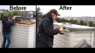 Installing A Stainless Steel Chimney Chase Cover by Rockford Chimney Supply [upl. by Ahseiyk]