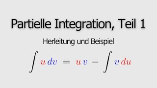 Partielle Integration I [upl. by Tattan]