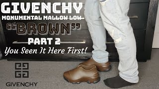 Givenchy Monumental Mallow Low quotBrownquot Review Pt 2  NOT WATERPROOF [upl. by Shawn903]