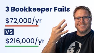 3 Bookkeeping Business Fails You Gotta Stop Starting a Bookkeeping Business amp Accounting Firm [upl. by Nuawtna]