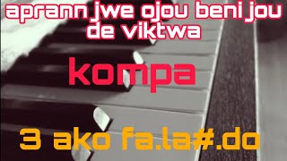 vin aprann koman pou w jwe Ojou beni jou de viktwa avek 3 ako konpa falado [upl. by Alih]