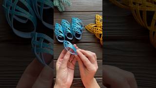 Wow Easy 3D SnowFlake Christmas Decoration Tutorials [upl. by Leahsim210]