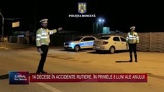 14 DECESE ÎN ACCIDENTE RUTIERE ÎN PRIMELE 6 LUNI ALE ANULUI [upl. by Rekyr727]