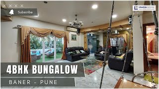 4BHK Bungalow for Sale in Baner Vastu Compliant  Beautifully furnished  Prime location of Pune [upl. by Salmon]