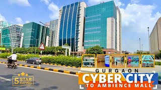 Gurgaon City  DLF Cyber City to Ambience Mall A Journey Through Gurgaons Transformation [upl. by Falzetta]