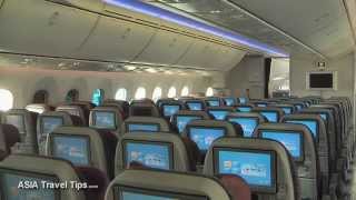 Qatar Airways Boeing 7878 Dreamliner Tour of Economy and Business Class  HD [upl. by Lennox]