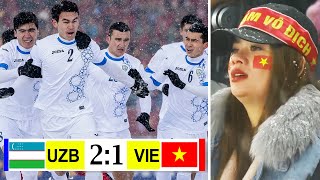 Ozbekiston vs Vietnam Sidirovning oltin goli va Ashurmatovdan super Intervyu Qorli oyin tarixi [upl. by Oirobil906]