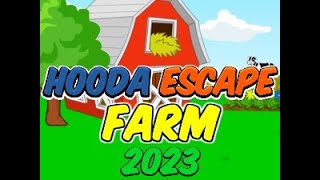 Hooda Escape Farm 2023  Walkthrough  Hints  Cheats [upl. by Schoof]