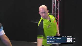 LIVE DARTS Michael van Gerwen v Gerwyn Price  2023 Players Championship 8 [upl. by Baiss]