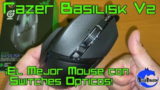 Unboxing y Analisis del Mouse Razer Basilisk V2 El mejor Mouse Con Switches opticos Velocidad [upl. by Doti]