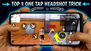 Fastest One Tap Headshot Trick Handcam  Secret  New Headshot Trick Free Fire quot [upl. by Hayifas]