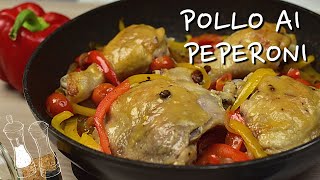 DELIZIOSO pollo ai peperoni in agrodolce ricetta super facile [upl. by Sanalda]