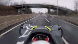 Aquaplaning In A BAC Mono [upl. by Sherris]