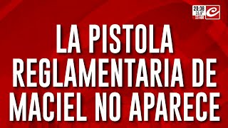 La pistola reglamentaria de Maciel no aparece [upl. by Jeremias]