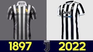 Levoluzione della divisa da calcio della Juventus  Tutte le maglie Juventus Football nella storia [upl. by Boys241]