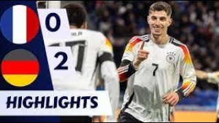 France vs Germany 0  2 Highlights [upl. by Domel683]