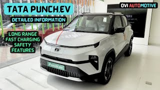 Tata Punch EV Long Range with Comfort Features and Safety  Empowered Plus  oviautomotive [upl. by Leksehcey]