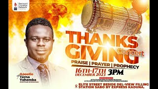 THANKSGIVING CONCERT SUNDAY SERVICE WITH APOSTLE TERNA YAHEMBA  17TH DECEMBER 2023  RCNKADUNA [upl. by Akceber279]