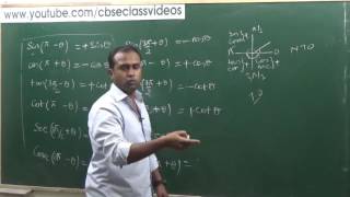 Trigonometric function and their values at allied angles  CBSE 11 Maths Ex 32 intro Part 2 [upl. by Burnsed]