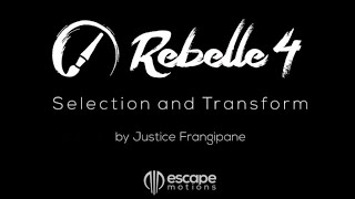 Rebelle 4 Tutorials Selection Tool Transform Tool [upl. by Madora540]