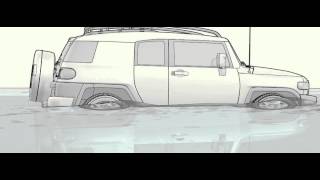 Toyota FJ Cruiser  Water Crossing [upl. by Cataldo]